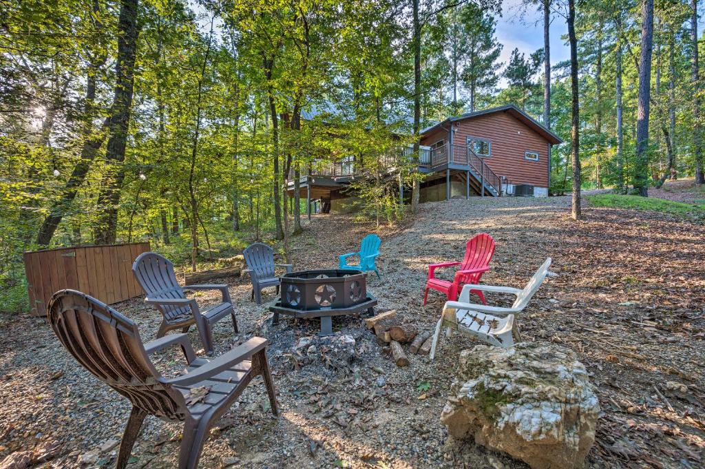 Creekside Cabin with Deck, Hot Tub and Fire Pit! photo 2