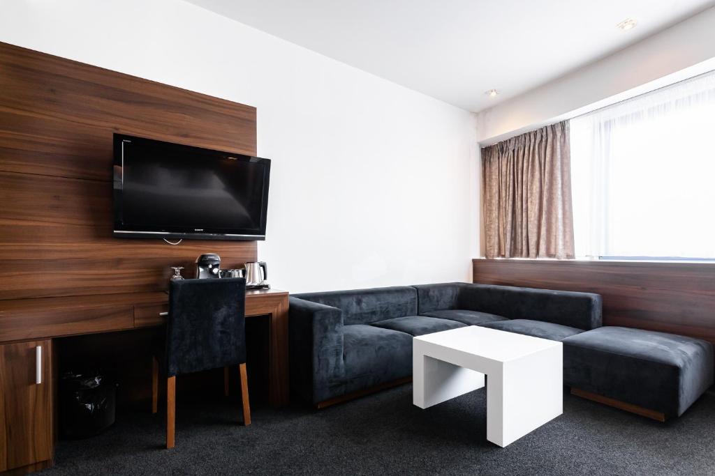 Двухместный (Двухместный номер Делюкс с 1 кроватью), Tempus Club Garni Hotel