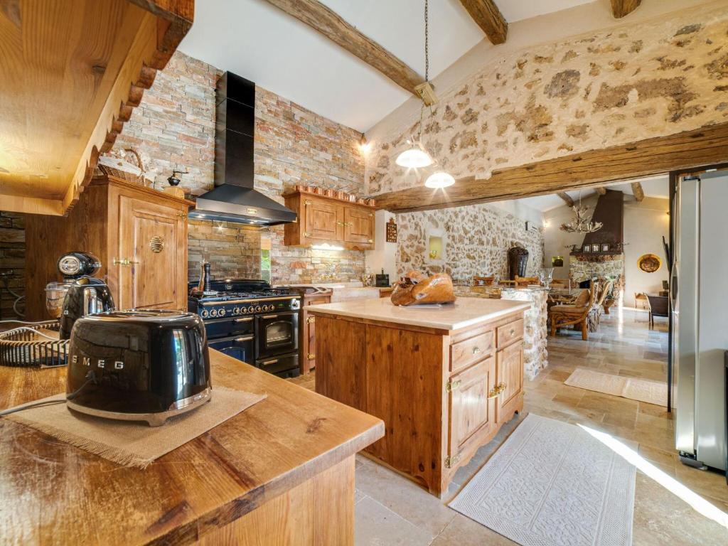 Stone holiday home with private pool photo 2