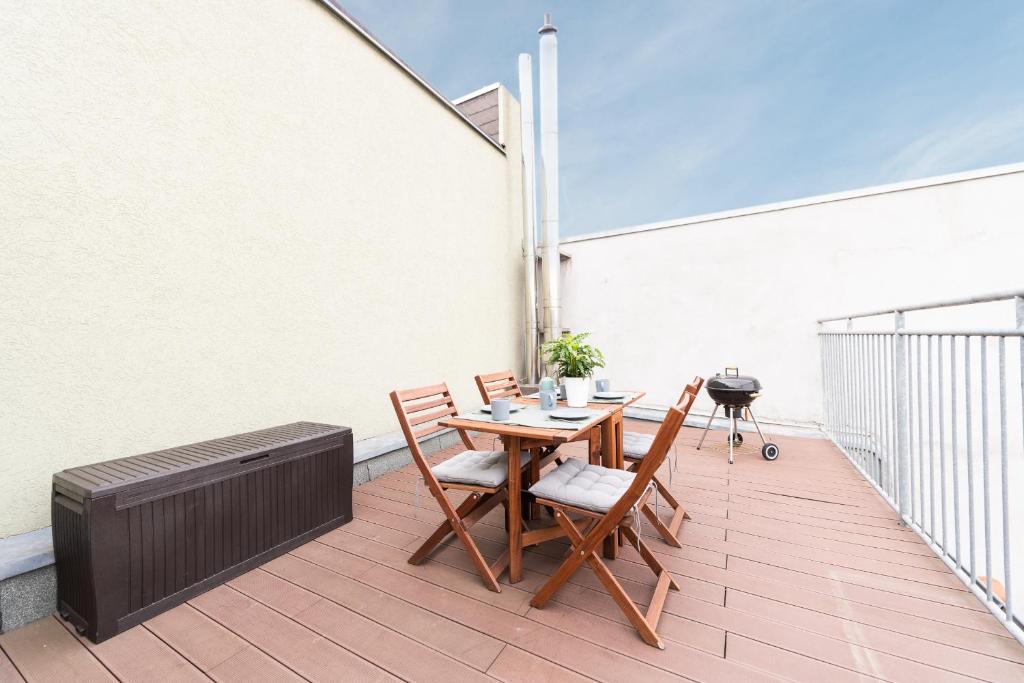 Ko-Living - Händel Suite - Altstadt mit Küche, Smart TV & Dachterrasse photo 2