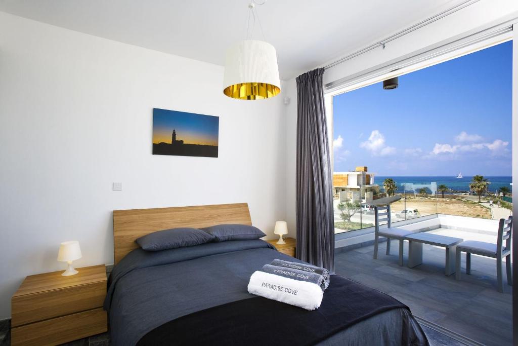 Luxury Cyprus Villa Turquoise Villa Private Pool Sea View 1 BDR Paphos