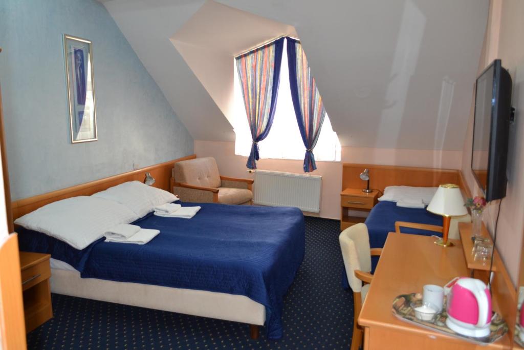 Трехместный (Трехместный номер с собственной ванной комнатой), Hotel Aladin