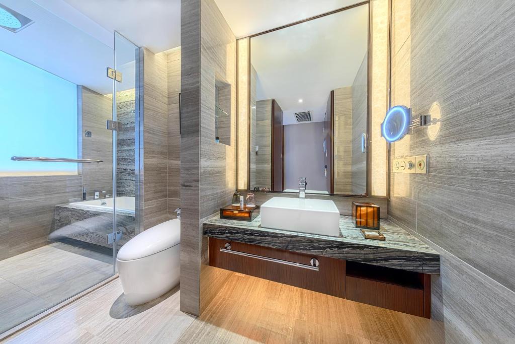 Двухместный (Представительский номер с кроватью размера «king-size»), Hotel Nikko Suzhou
