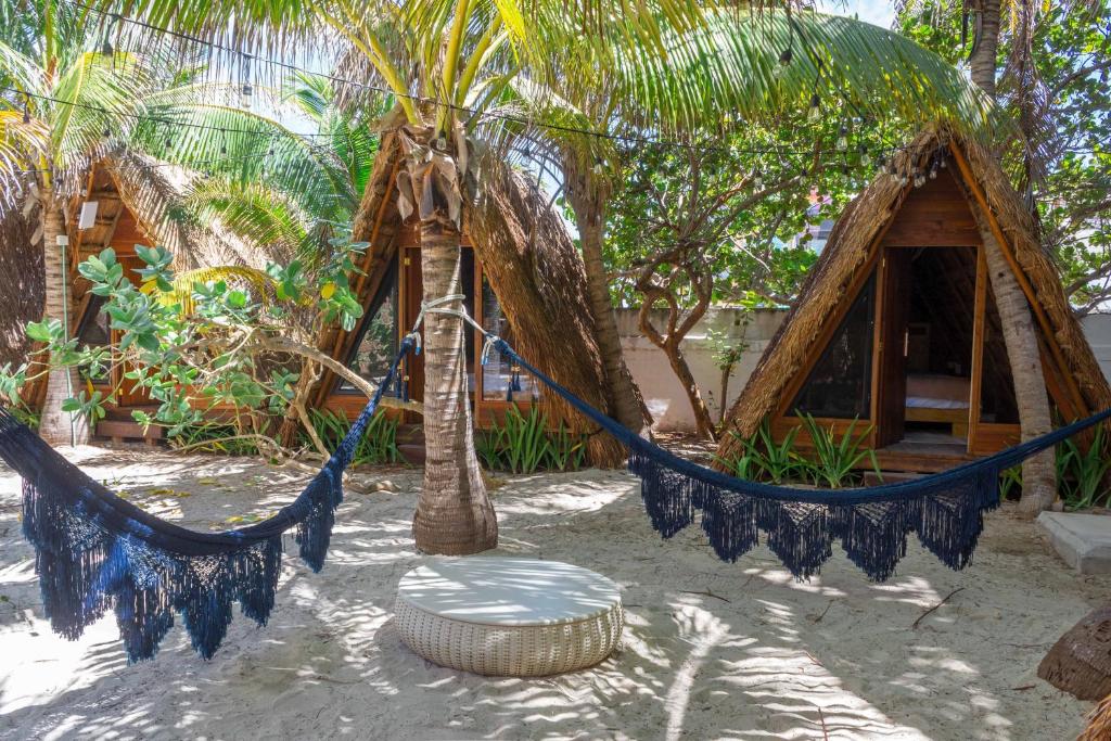 Номер (Шатер Teepee), Hostel Poc Na Isla Mujeres