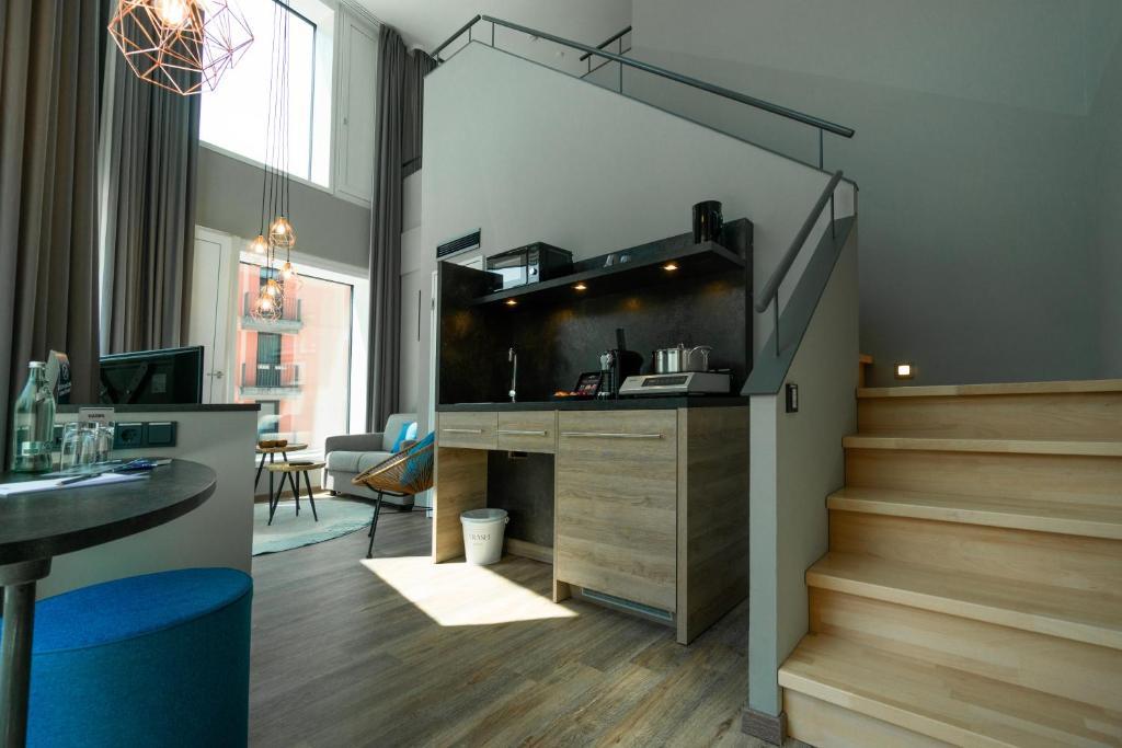 Студио (Двухуровневый номер-студио), HARBR. hotel Konstanz