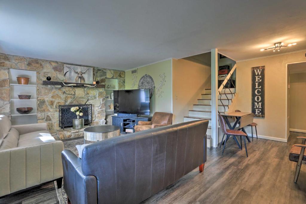Chic A-Frame Escape with Fire Pit - Private Property photo 4