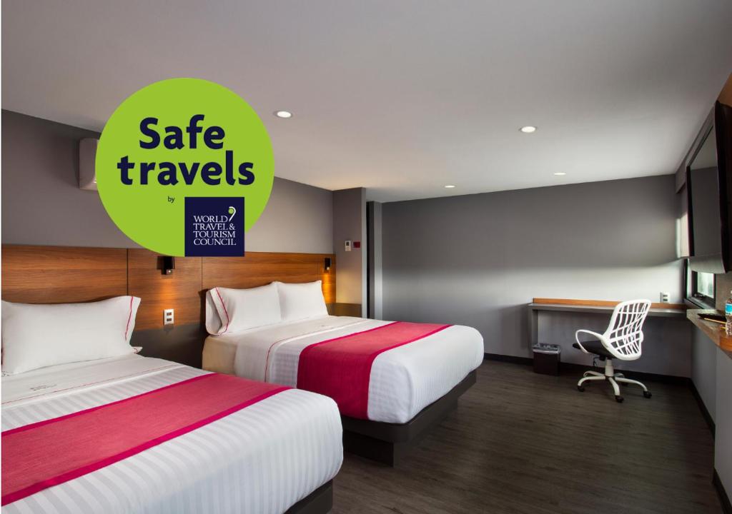 Двухместный (Двухместный номер с 2 отдельными кроватями), Hotel MX aeropuerto