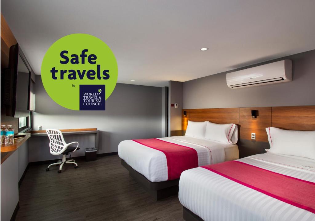 Двухместный (Двухместный номер с 2 отдельными кроватями), Hotel MX aeropuerto