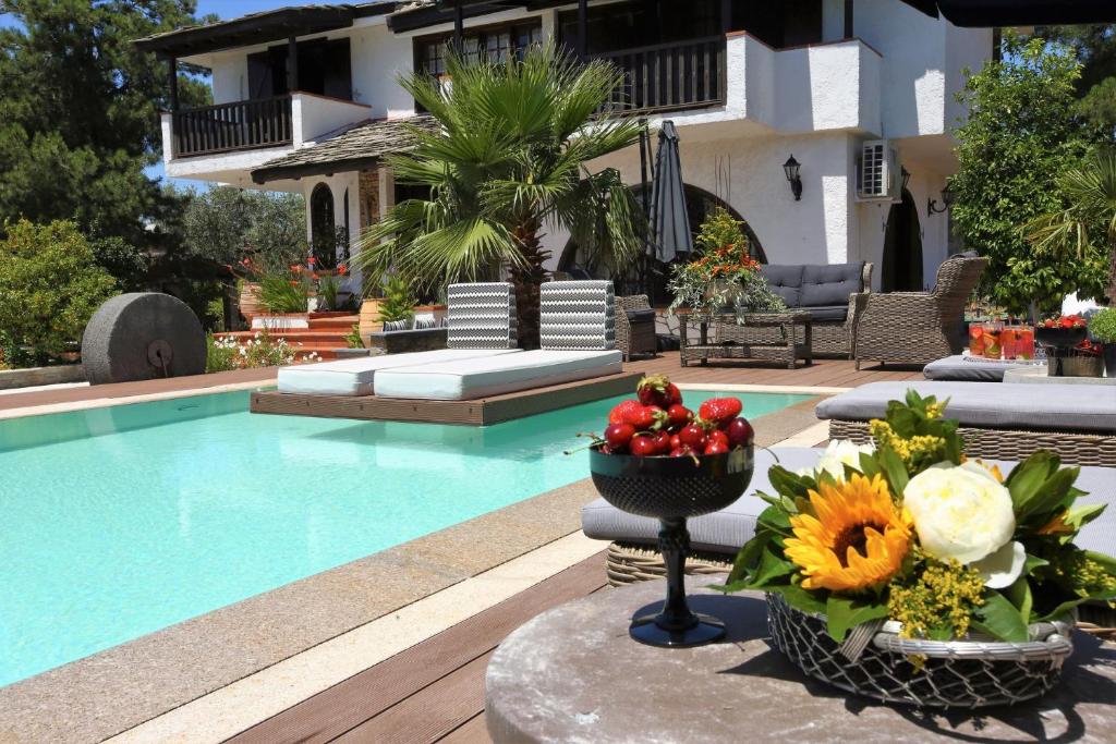 Exquisite Thassos Villa Villa Chateau 3 Bedroom Private Pool Sea View Skala Prinos photo 2