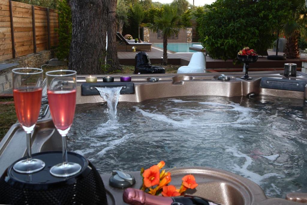 Exquisite Thassos Villa Villa Chateau 3 Bedroom Private Pool Sea View Skala Prinos photo 4