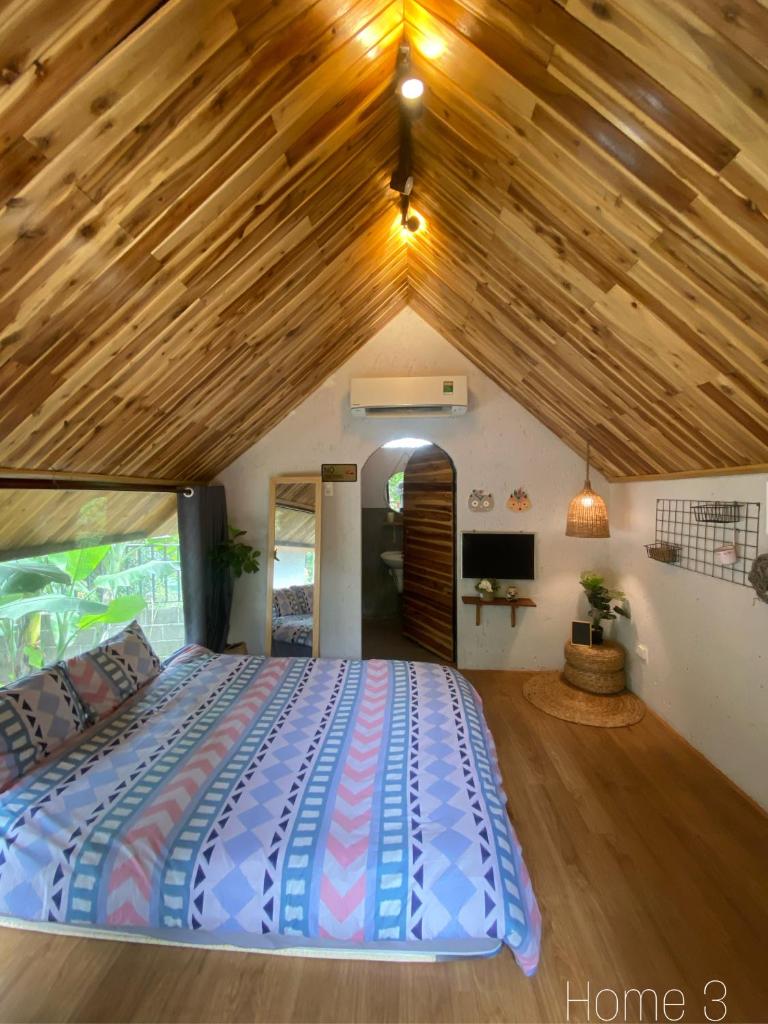 Двухместный (Двухместный номер с 1 кроватью и патио), Phố Đá Hotel