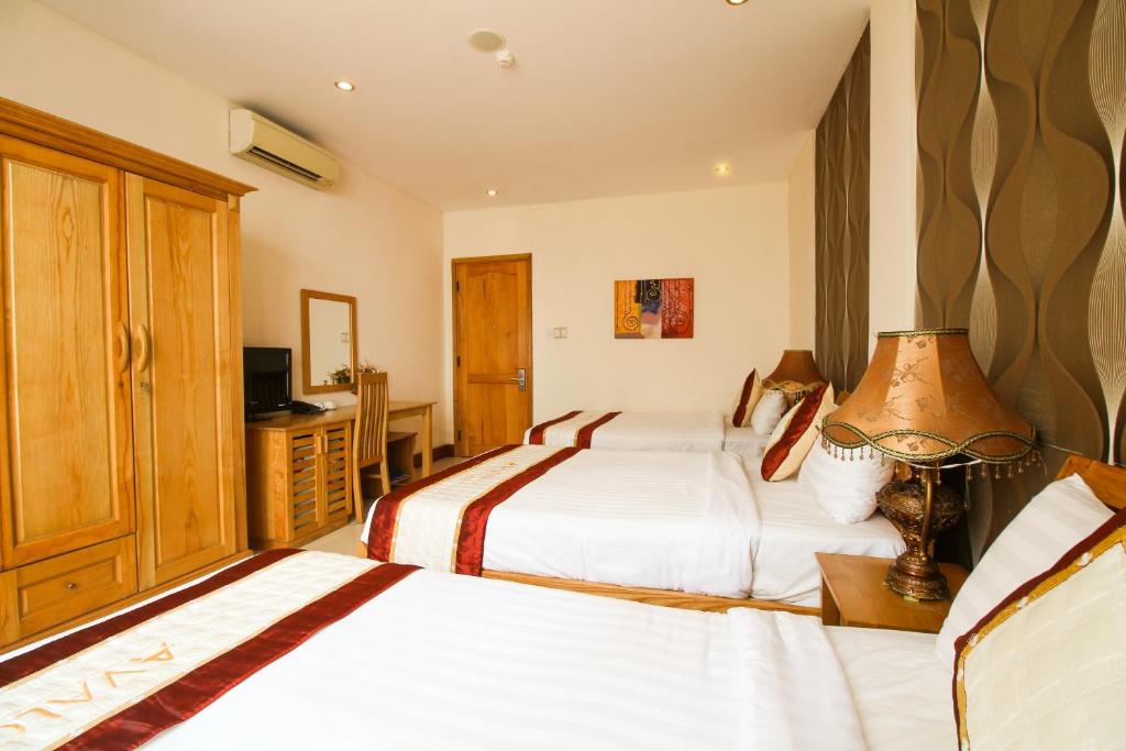 Трехместный (Улучшенный трехместный номер), Avalon Da Nang Hotel