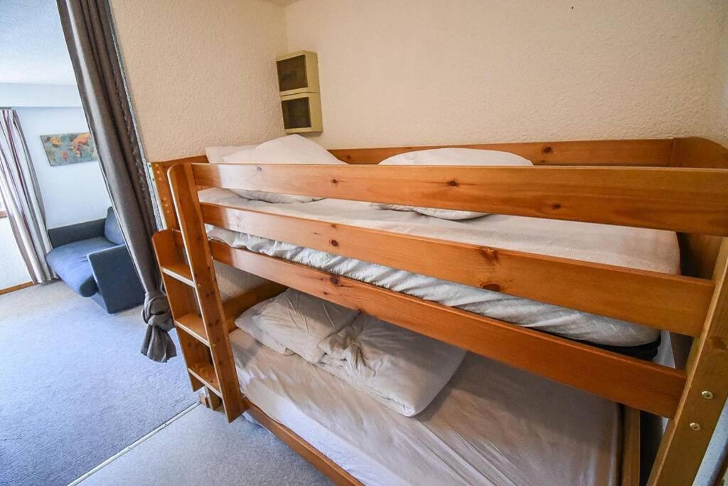 Les Cimes, Chaleureux studio 4 pers, 50m du télécabine, vue dégagée sur les pistes, DRAPS NON COMPRIS photo 4