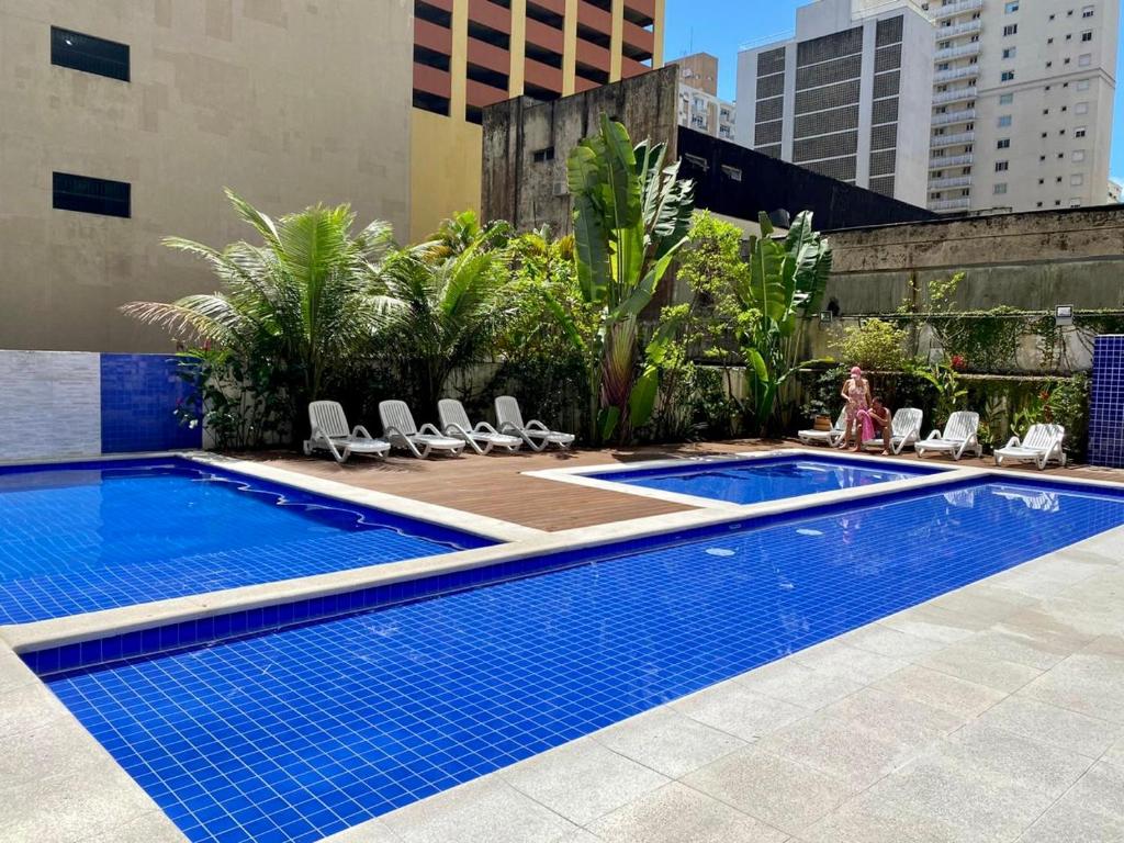 Apto com piscinas, sacada Gourmet, 2 gar, 50 mts da praia photo 1