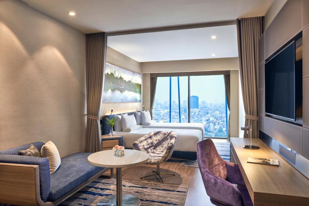 Студио (Двухместный номер-студио Делюкс с 2 отдельными кроватями), Novotel Hanoi Thai Ha