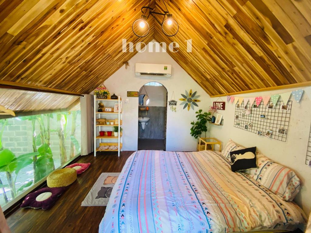 Двухместный (Двухместный номер с 1 кроватью и патио), Phố Đá Hotel