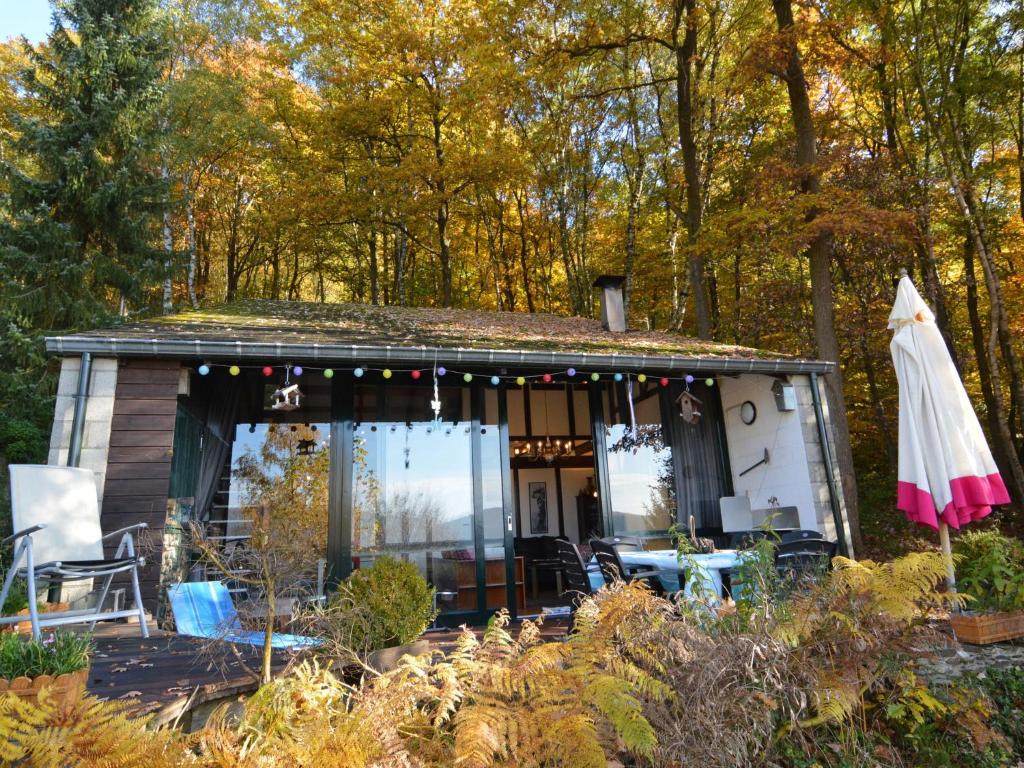 Holiday home with an Ardennian style, boasting a large terrace, located in Coo