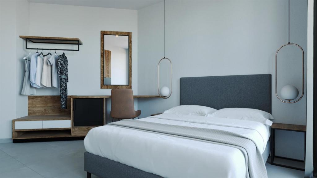 Двухместный (Двухместный номер Делюкс с 1 кроватью), Atalanti Boutique Hotel