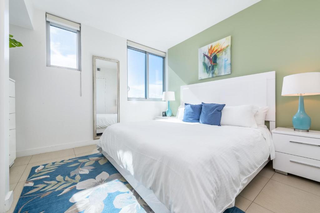 Апартаменты (Апартаменты с 1 спальней - Вид на город), Bluebird Suites Monte Carlo Miami Beach