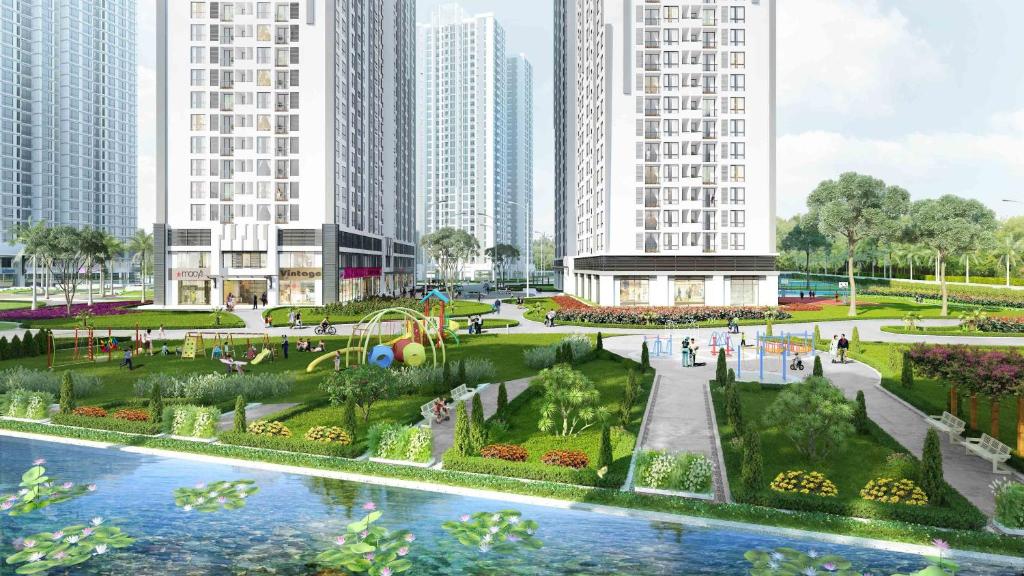 Апартаменты (Апартаменты с 2 спальнями), Happyhome Vinhomes Time City and Parkhill Premium