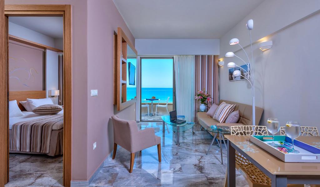 Апартаменты (Апартаменты с 1 спальней и видом на море), Ilios Beach Hotel Apartments