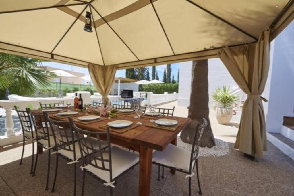 4 bedrooms villa with private pool and furnished terrace at Sant Josep de sa Talaia 4 km away from the beach photo 1