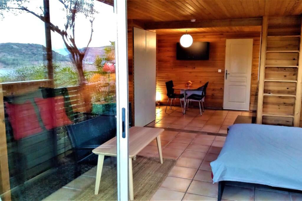 Studio 32m2 - dans propriété avec vue imprenable sur le Lac du Salagou photo 4
