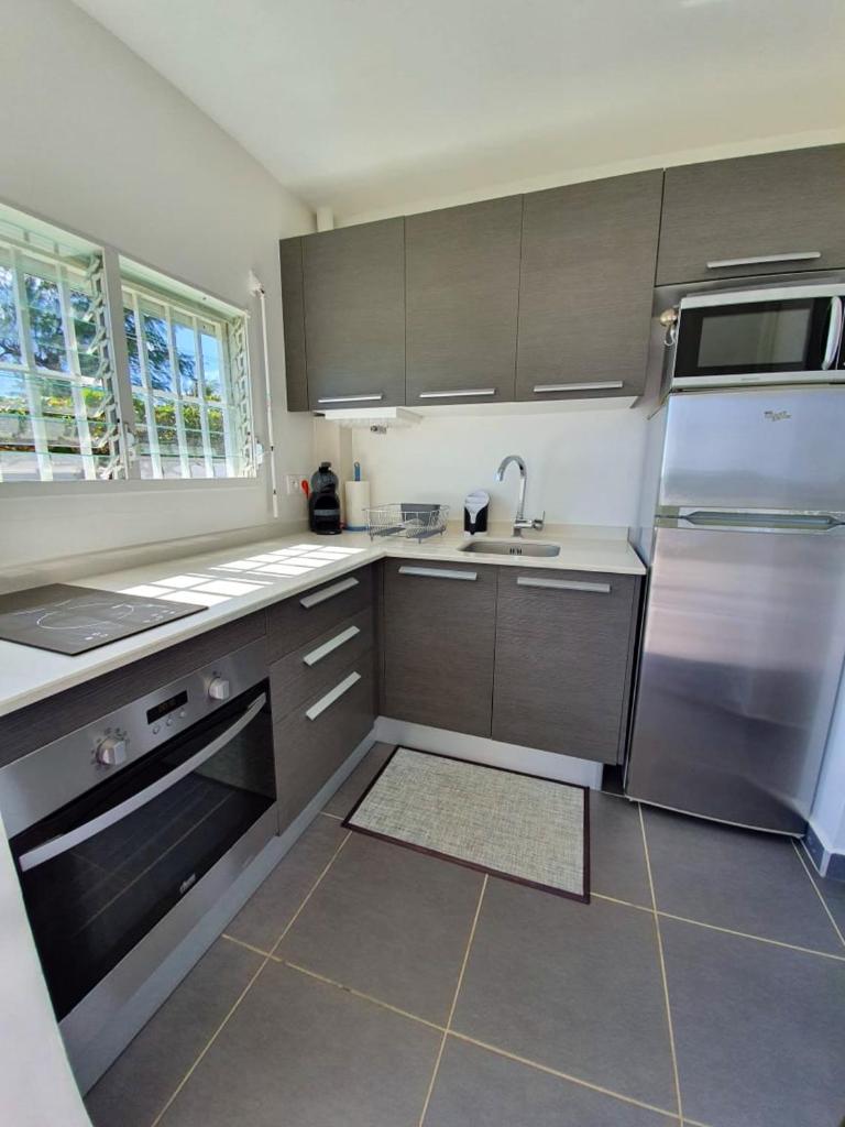 Appartement d'une chambre a Sainte Anne a 3 m de la plage avec vue sur la mer jardin clos et wifi photo 3
