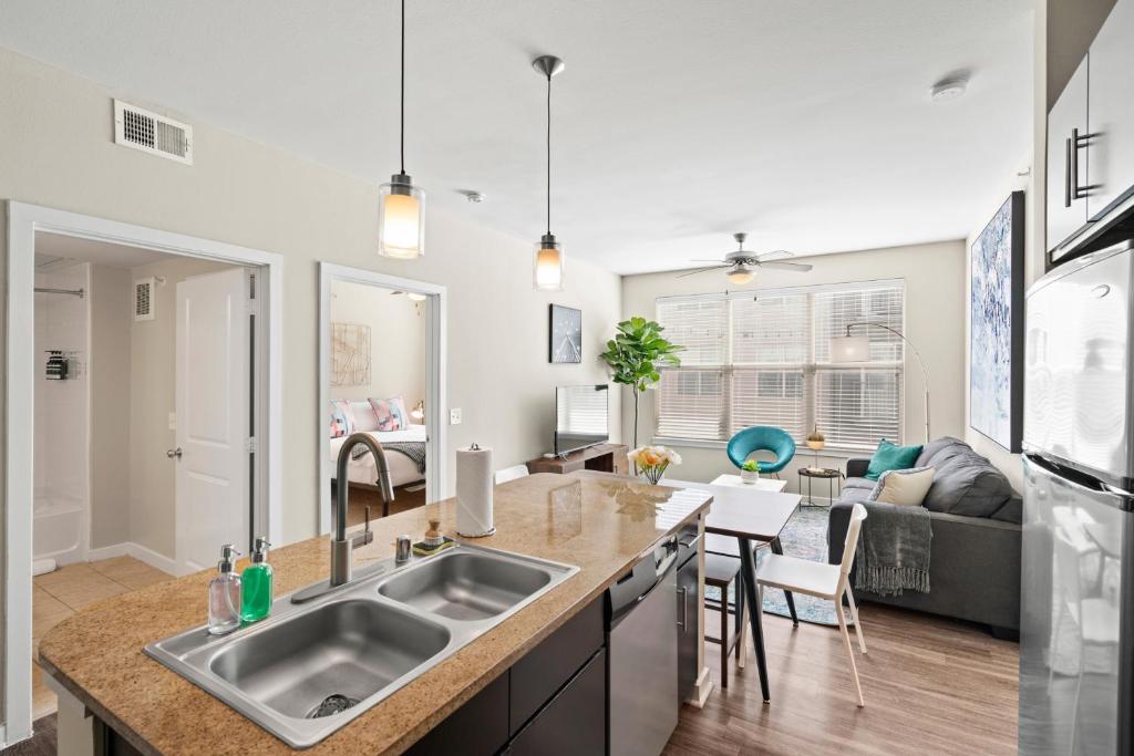 Апартаменты (Апартаменты с 2 спальнями), Kasa Dallas Near SMU