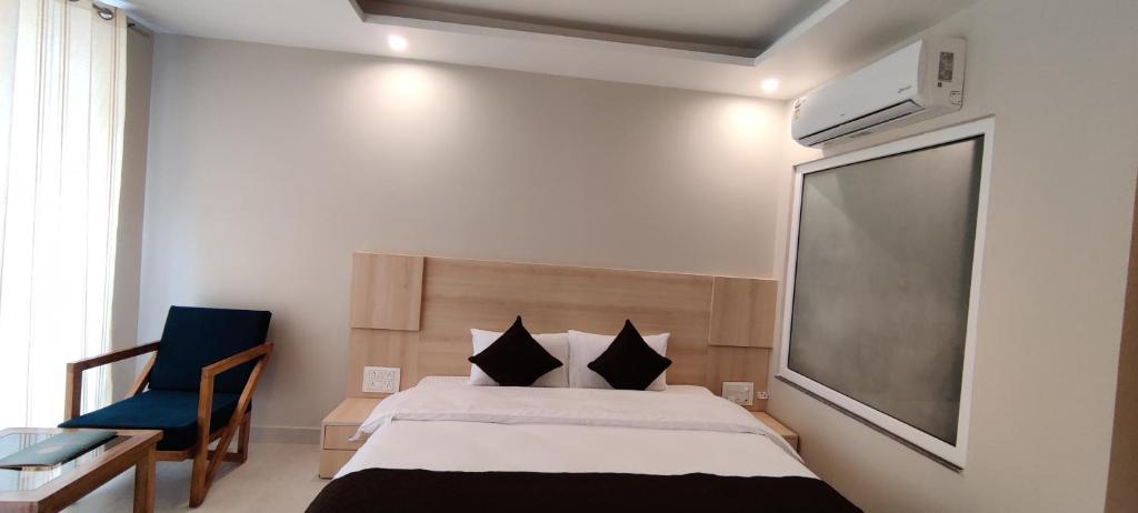 Двухместный (Улучшенный двухместный номер с 1 кроватью), Punyah Residency Rishikesh