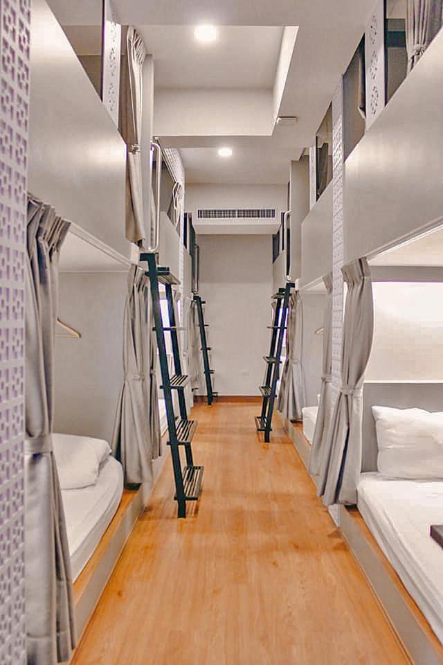 Номер (Односпальная кровать в общем номере для женщин), Capzule Bed Phuket