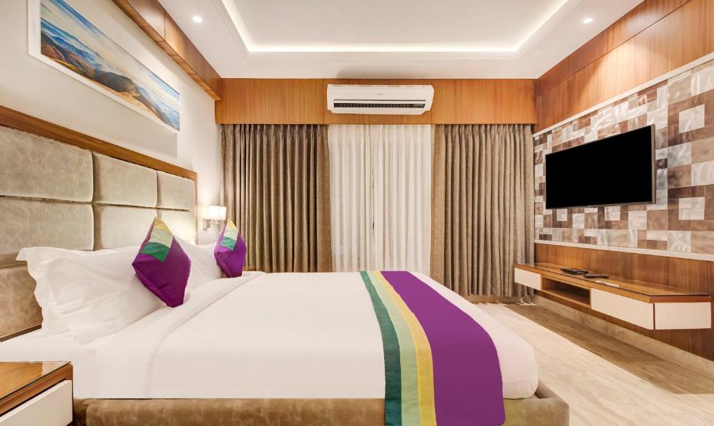 Двухместный ([Sanitized] Standard Double Room), Treebo Tryst Tahoora International