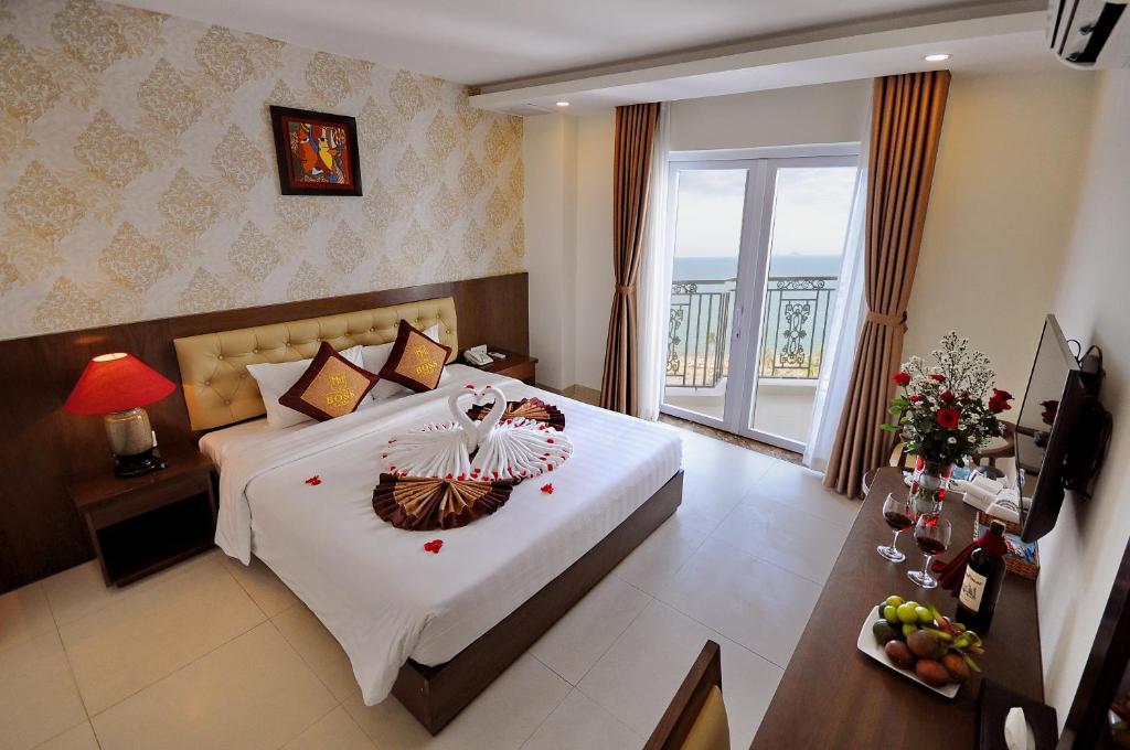 Двухместный (Представительский номер с видом на море и балконом), Boss Hotel