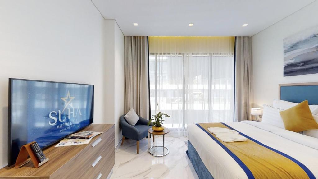 Апартаменты (Апартаменты Делюкс с 1 спальней), Апарт-отель Suha Mina Rashid Hotel Apartment, Bur Dubai