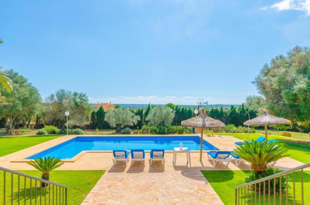 4 bedrooms villa with private pool enclosed garden and wifi at Illes Balears 8 km away from the beach photo 1