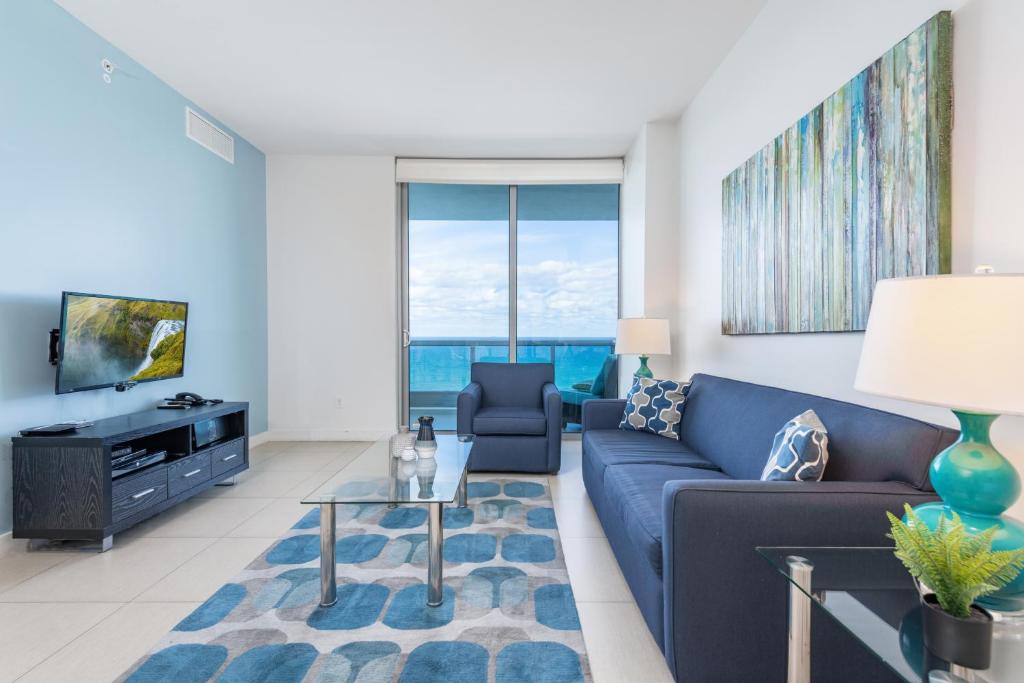 Апартаменты (Апартаменты Делюкс с 1 спальней - Вид на океан), Churchill Suites Monte Carlo Miami Beach