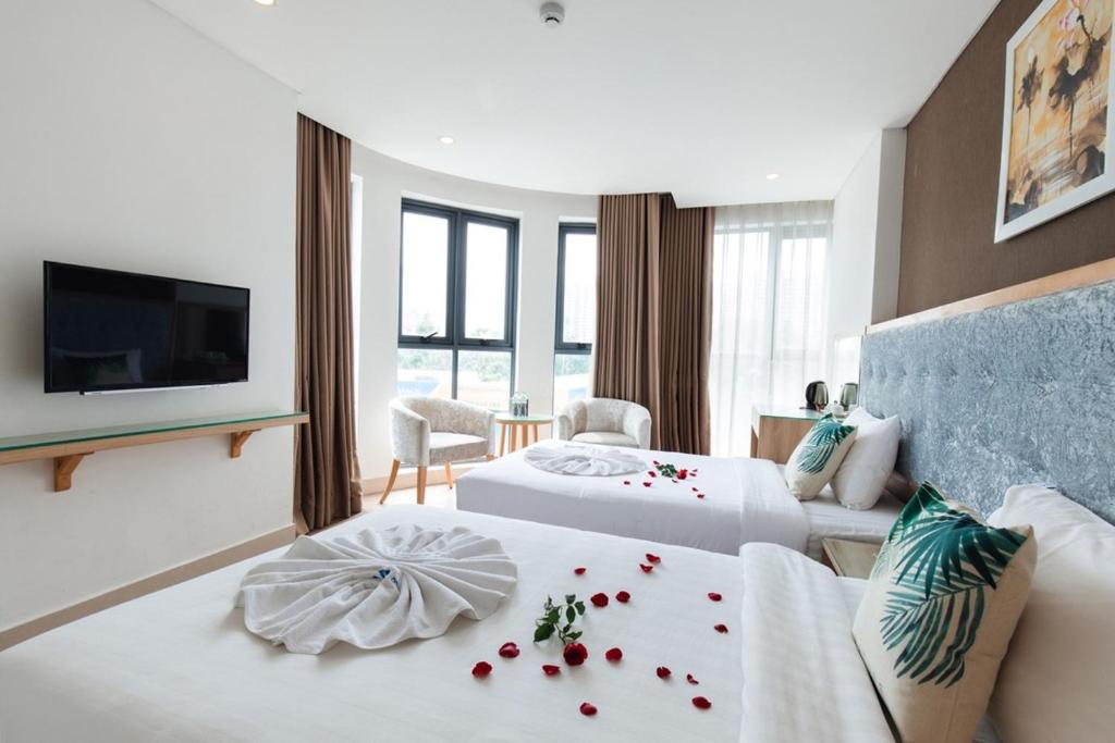 Двухместный (Двухместный номер Делюкс с 2 отдельными кроватями), My Villa Hotel - Airport