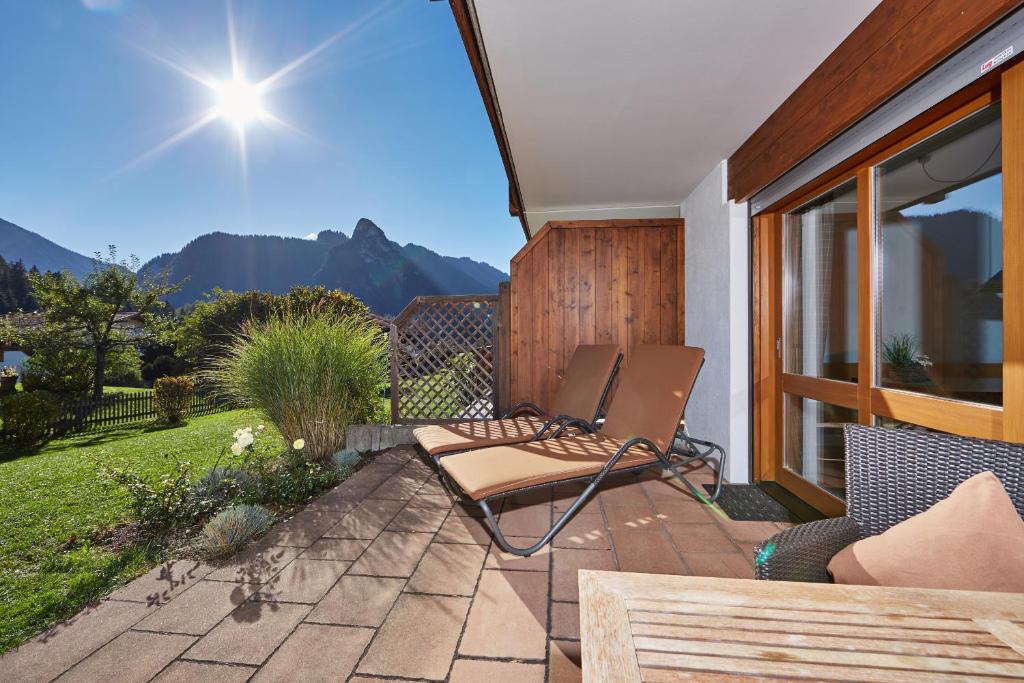 Апартаменты (Апартаменты с террасой), Ferienhaus Alpinissimo