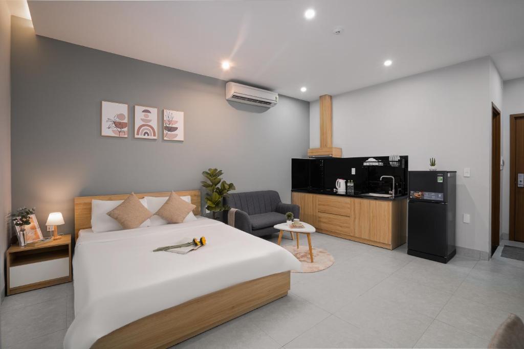Студио (Номер-студио Делюкс с видом на город), OHome 75 Danang - Managed by Chiic Vacation