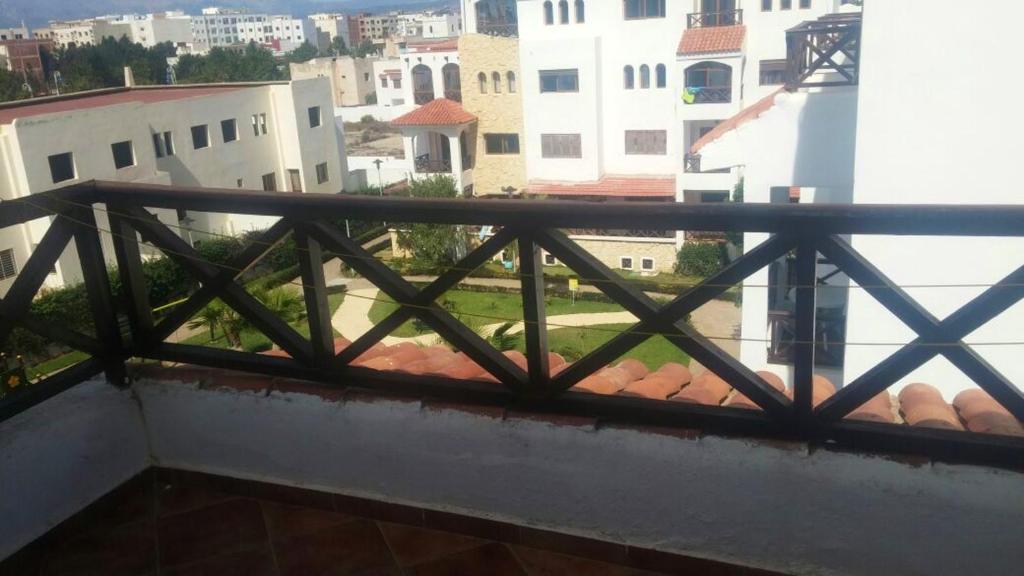 One bedroom appartement with shared pool enclosed garden and wifi at Martil 1 km away from the beach