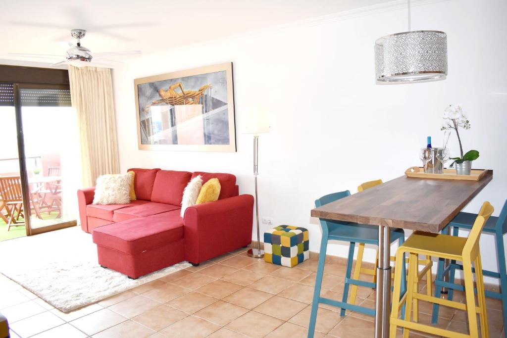 One bedroom appartement with sea view shared pool and furnished terrace at Granadilla photo 3