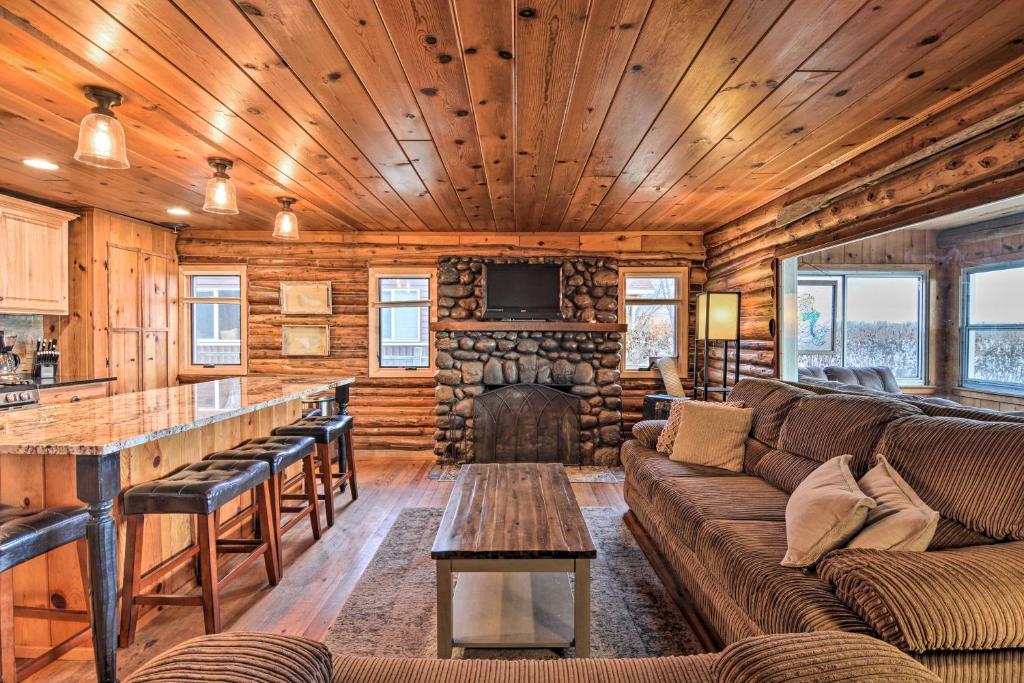 Pickerel Lake Retreat with Grill, 15 Mi to Ski! photo 1