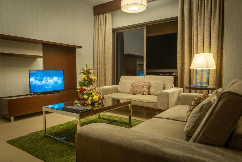Апартаменты (Апартаменты Делюкс с 3 спальнями), Апарт-отель Suha Hotel Apartments by MONDO
