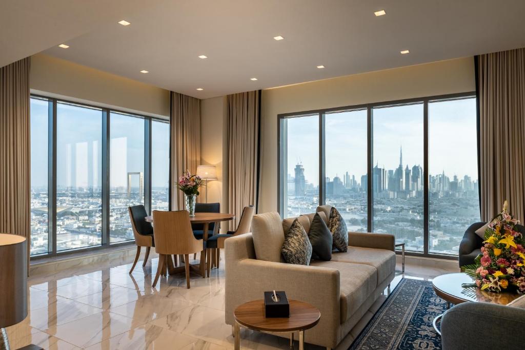 Апартаменты (Апартаменты Делюкс с 3 спальнями), Апарт-отель Suha Mina Rashid Hotel Apartment, Bur Dubai