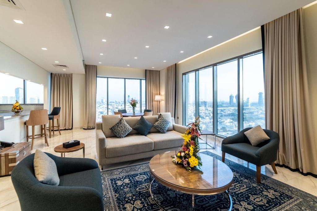 Апартаменты (Апартаменты Делюкс с 3 спальнями), Апарт-отель Suha Mina Rashid Hotel Apartment, Bur Dubai