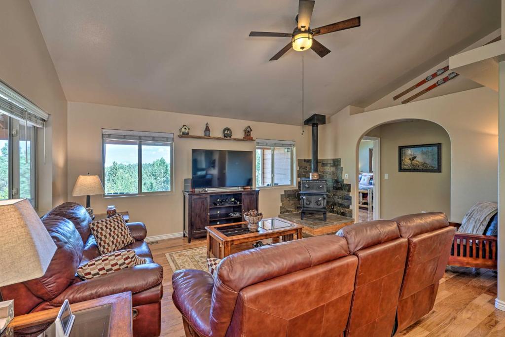 Hilltop Haven with Wraparound Deck and Mountain Views! photo 1