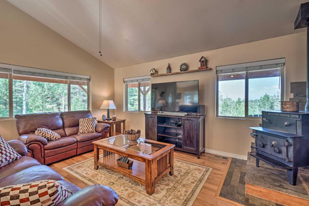 Hilltop Haven with Wraparound Deck and Mountain Views! photo 3