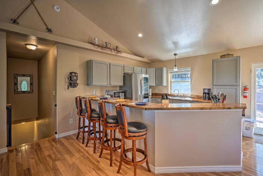 Hilltop Haven with Wraparound Deck and Mountain Views! photo 2