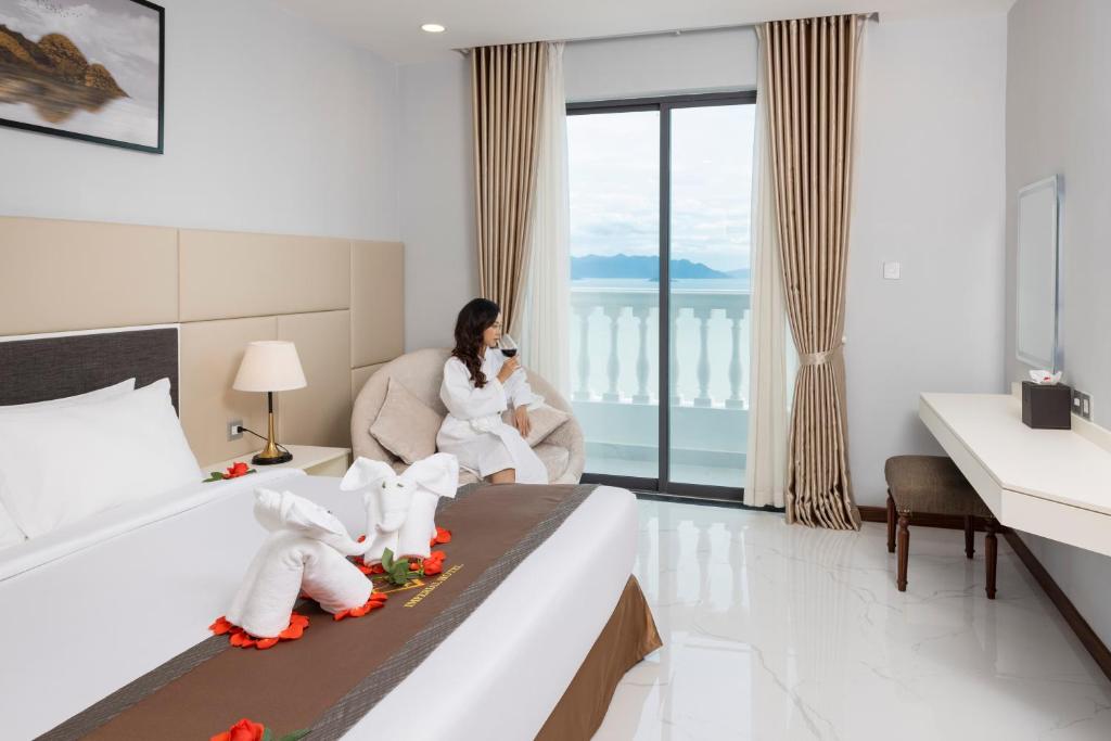 Двухместный (Номер с кроватью размера «king-size» и видом на море), Imperial Nha Trang