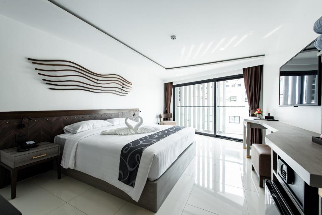 Двухместный (Двухместный номер с 1 кроватью), blackwoods Hotel Pattaya